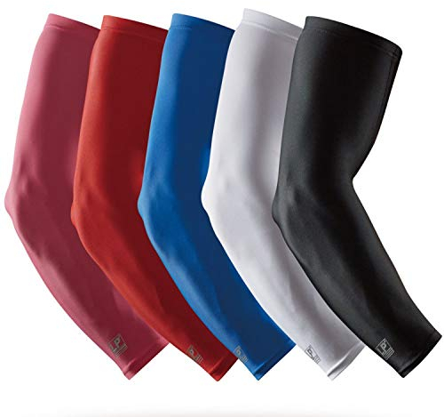 LP SUPPORT SL51 Performance Armstulpen, Arm-Sleeve, Ellenbogen-Schoner, Unterarm-Bandage, Power-Shooter, Sportstulpe, Größe:S, Farbe:1 x pink