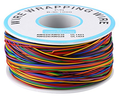 250m 8 fili 30AWG - Rotolo di cavo elettrico in rame stagnato isolante in PVC P/N B-30-1000
