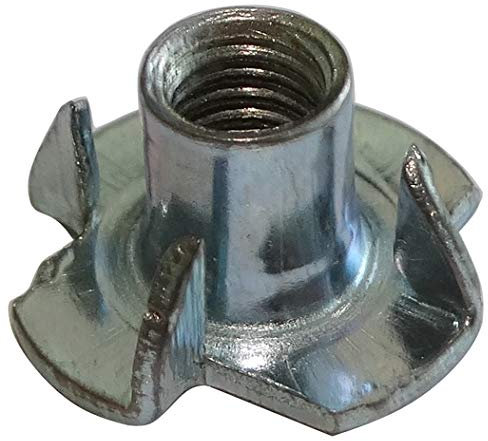 Aerzetix: 50x M8 écrou à griffes ergots enfoncer frapper fixation montage pied vérin de meuble réglable ajustable C42468