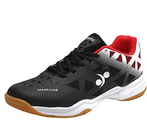 ZHENSI Chaussures De Badminton pour Hommes Étudiants Baskets D'extérieur Légères Respirantes Antidérapantes Volley-Ball Chaussures De Tennis