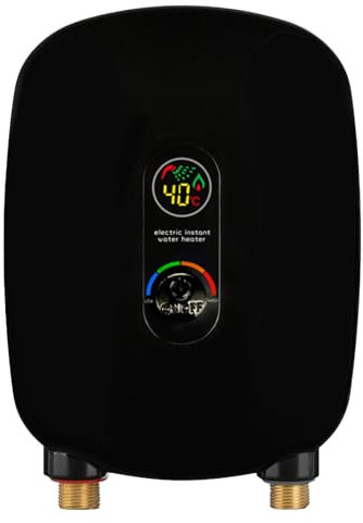 6500 W Mini calentador eléctrico de agua eléctrico de 220 V, calentador de agua instantáneo, eléctrico, pequeño calentador de agua de cocina, calentador de agua bajo fregadero, adecuado para cocinas