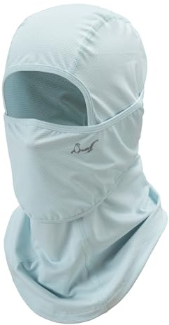 OTTERSHELL Passamontagna rinfrescante UPF50+, copertura completa, protezione solare, per uomo e donna, maschera rinfrescante estiva Shiesty, protezione dai raggi UV, per moto e sci, Azzurro - 259