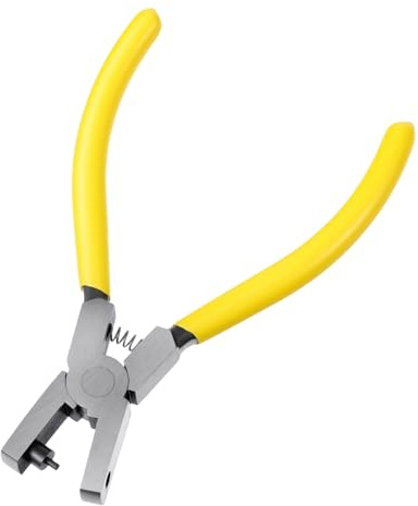 1 PCS Belt Hole Puncher Shoe Band Leather Watch Strap Hole Punch Plier Universal Hand Strap Watch Band Belt Tool Handheld Wrist Punch for Belts Shoes Fabric DIY Crafts Projects Dog Collars