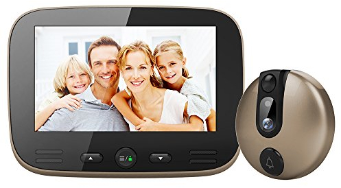 BW Türspion-Kamera mit LCD-Monitor, digital