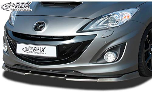 RDX Racedesign Spoiler avant Vario-X compatible avec Mazda 3 MPS (BL) 2009-2012 (PU)