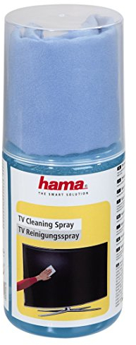Hama Reinigungsset Bildschirm LCD/Plasma, Gel und Reinigungstuch aus Mikrofaser, 200 ml, Mehrfarbig