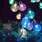 Solar Lichterkette Aussen, 18 M 160 LED Lichterkette Außen Solar mit 8 Modi Kristall Kugeln Wasserdicht Outdoor Lichterkette Solar für Garten, Terrasse, Balkon, Hochzeit,Partys Dekorationen (Bunt)