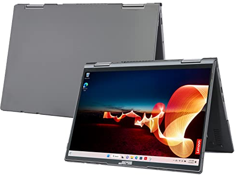 mCover Nur kompatibel mit Lenovo ThinkPad X1 Yoga Gen 6/7/8 und X1 Carbon Gen 9/10 Notebook PC (Nicht mit Anderen Lenovo-Modellen) – Schwarz