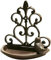 Aggloz | Bird Bath | Cast Iron Bird Bath & Bird Feeder, Bird Feeding Station Bird Table Seed Feeder Wall Mounted Bracket | Garden Ornament