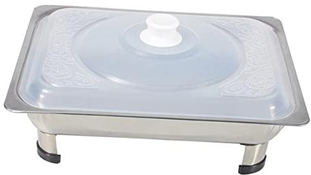 Garneck Square Fish Oven Stainless Steel Buffet Tray Food Holder for Catering Dishes Serving at Parties