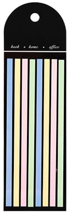 Sarini Ruban surligneur 480 pièces,onglets de Page Longs,marqueurs d'index adhésifs pour annoter des Livres,Bandes de surligneur de Couleur Macaron pour Fournitures Scolaires et de Bureau