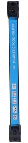 Generico Portautensili Magnetico da 12 Pollici in Materiale Robusto Barra Magnetica per Utensili Manuali Organizer da Parete per Garage Officina e Cucina Montaggio Staffe e Viti