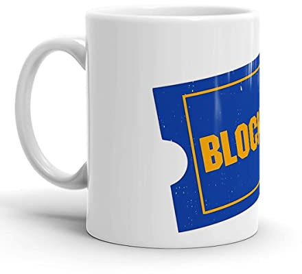 Stengods Kaffemugg Blockbuster Video Logotyp Hållbar Kaffekopp Snygga Keramikkoppar för Medarbetare Hot Brew Vänner