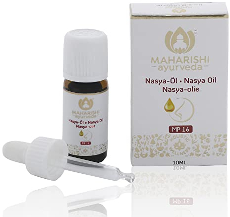 Maharishi Ayurveda Nasya-Öl, 10 ml, Ayurvedisches Nasenöl, Hilft bei trockener Nase, Schutz für die Nasenschleimhaut, Frei von Farbstoffen, Aromen & künstlichen Zusatzstoffen | 1er Pack