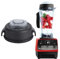 KMERCE Vitamix Lid and Cap, Blender Lid, Accessories and Replacement Parts for Vitamix 64Oz 5200 5000 - High Profile