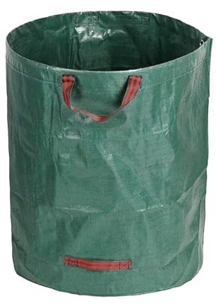Bolsas de basura reutilizables para jardín, 200 L, bolsas de césped de gran capacidad, reforzadas, plegables, reutilizables, contenedor para el hogar, césped, piscina, jardín, interior y exterior