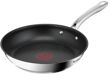 Tefal Infinite H8150425 Induktionspfanne, 24 cm, antihaftbeschichtet, Thermo-Signal bei idealer Temperatur, einfache Reinigung, für alle Herdarten geeignet, Edelstahl