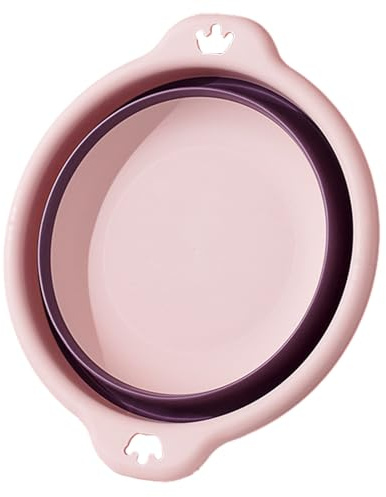 Cuenca de plato plegable - fregadero plegable portátil, bañera de plato compacto | Cuencas de lavado de campamento plegables, contenedor de lavavajillas de viaje que guardan el espacio, cuenca de coci