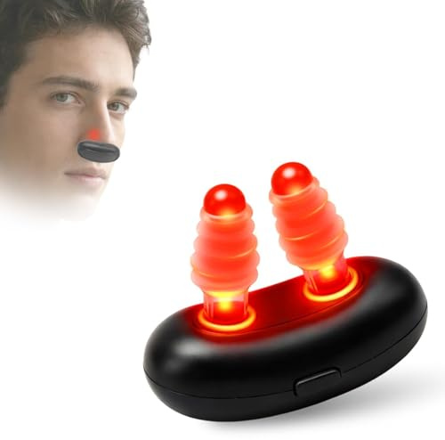 Respi-Relief Red Light Nasal Therapy Device, Infrared Light Therapy Instrument | Physiotherapy Nasal Soothing Device for Nose Nasal Clearing Device,Portable and Comfort Nasal Relaxation