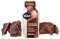 GU Energy Gel Chocolate Outrage Schokolade, Dunkelbraun, 24 stück