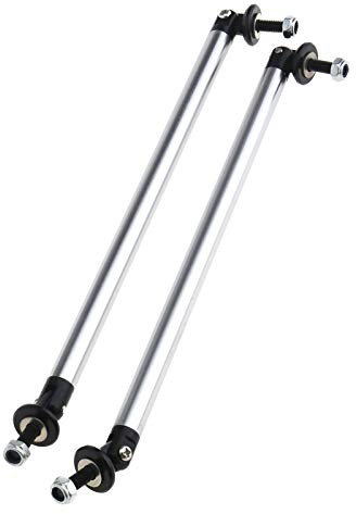 D2D 200mm Adjustable Splitter Rods Car Front/Rear Bumper Lip Strut Brace Rod Support Bar, 2pcs