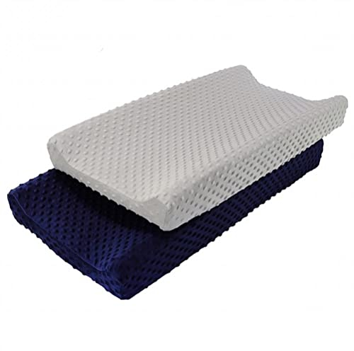 BICBLL Wickeltischauflage, Bezug für Wickelunterlage, Wickeltischbezug, Baby Wickelauflage Wickelmulde Wickelunterlage 50 x 70 cm Abwachbar Baby Wickelmatte Kommode Weiche Wickeltischauflage
