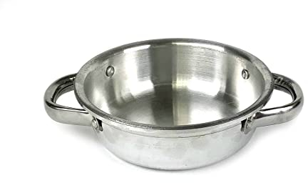 Tredoni Sartén Auténtica Shakshuka de 14cm - Sartén y Plato para Servir de Aluminio con Doble Asa (14 cm)