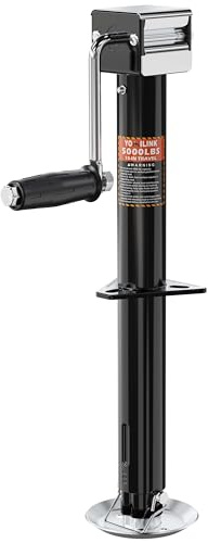 YOMILINK 5000 lbs A-Frame Trailer Jack, 15 Lift, Adjustable 5-Level Drop Leg, 5K Jack for RV Trailer Boat