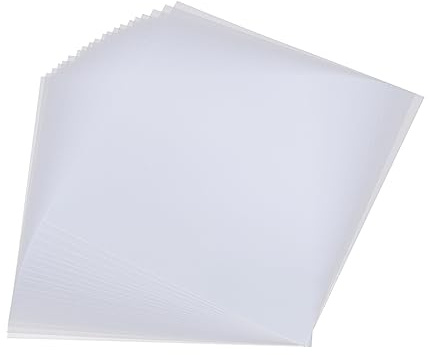 EPIGEIST 20 Pezzi Puzzle Carta da Stiro Trasparente Resistente al Calore per Artigianato Fai da Te Ragazzo Ragazza, Modello Plastica per Perline, Strumenti Creativi per attività Manuali