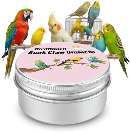 ropto Bird Beak Oil & Feet Ointment for Parrots – Beak Moisturizer, Dry Skin Relief & Claw Repair for Budgies, Cockatiels & Small Birds (Starter Size Edition)