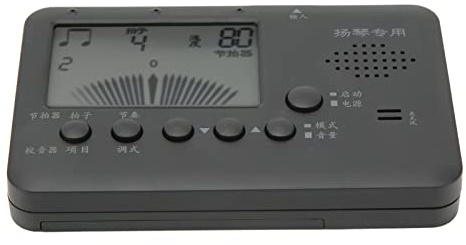 Chrees Dulcimer-stämapparat, Metronom-stämapparats Tongenerator med LCD-display, Vibrationsradioläge, för Dulcimer