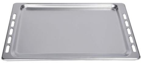 Bauknecht 481241838127 ORIGINAL bakplåt, plåt, ugnsplåt, kakplåt, fettpanna i aluminium, 20 x 445 x 375 mm, ugn, spis, ugn även för Ignis bubbelpool, Philips Ikea Bossmatic Funktionika