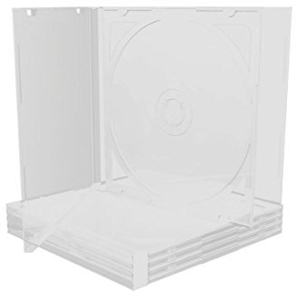 5 DVD CD Hüllen / 2fach 2er doppel Jewelcase / transparent