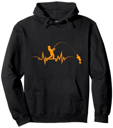 Divertido Diseño para Pescar Ideal para Pescadores Sudadera con Capucha