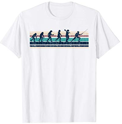 Esgrima Evolución Vintage Divertido regalo de camiseta Camiseta