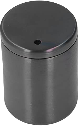 BuyWeek Zahnstocherspender, Edelstahl Zahnstocherhalter Langlebig Sturzfestes Zahnstocher Spender für Familien und Haushalte(Schwarz)