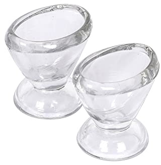 Glass Eye Wash Cup with Engineering Design to Fit Eyes for Effective Cleansing Superior, Smooth Edge,Snug Fit- with Storage Container Soothing Relief from Allergens, Irritants, Makeup, Dust, Dry Eyes