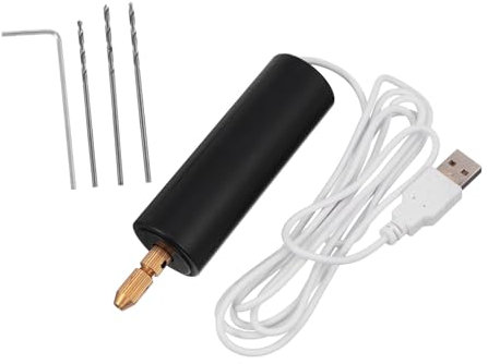Hoement Mini-elektro-bohrmaschine Mit Usb-lade-funktion Kompakt Und Tragbar Geeignet Für Diy-stanzarbeiten Und Schmuckherstellung Robustes Design Einfach Zu Bedienen Und Überall