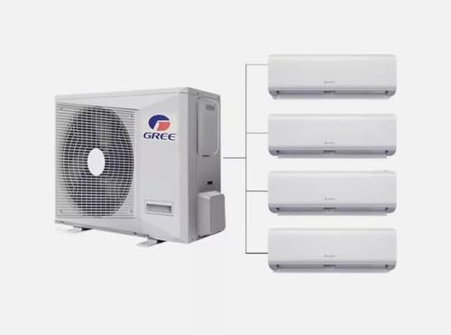 42000BTU Ductless Multi 24k Zones Mini Split Air Conditioner & Heater - 2 Zones