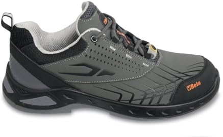 BETA 7273G, Zapatos de Seguridad FitEVOLUTION en Nobuk Hidrófugo, Zapatos de Trabajo Antiperforación con Soporte de Estabilidad en el Talón, Talla EU 37, 600g