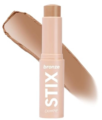 ColourPop Cream Bronzer Stick - Blendable Cream Contour & Glowy Summer Makeup with a Natural, Matte Finish - Buildable Formula for Shimmer-Free, Sun-Kissed Warmth - Laguna Beach (0.28 oz)