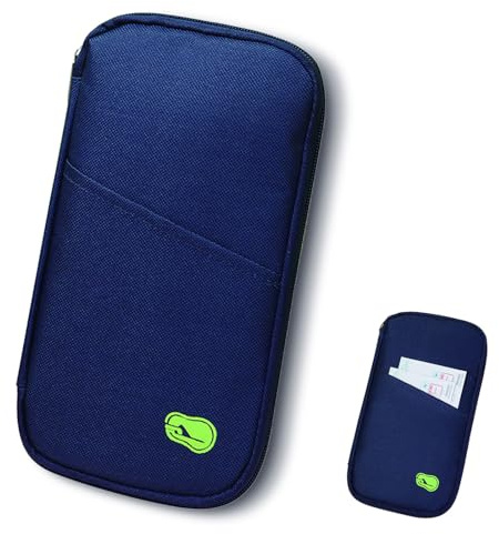 ARYIMYDP Housse Protection pour Passeport, Portefeuille pour Passeport, Pochette de Voyage Portable pour Cartes de Crédit, Documents de Voyage, Billets A'avion