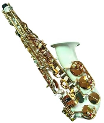 Professionell Saxofon Altsaxofon I Ess modell Vitkoppar Musikinstrument Med Fodral Och Tillbehör