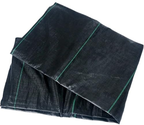 Ciieeo Tela para Paisajismo Resistente para Jardín 1m X 5m, Cubierta Antimaleza Permeable al Agua, Barrera Pesada para Control de Malezas en Césped y Huertos