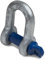 HEAVYTOOL Schäkel gerade Stahl hochfest 1,5t mit Augbolzen (5 Stück) Hochfester Geradschäkel Bügelschäkel Lastschäkel Hebeschäkel Schwerlastschäkel