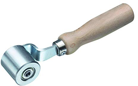 Andrückrolle Metall, 40mm, zwei geschlossene Leichtlauf-Kugellager, ergonomischer Handgriff; 03170040
