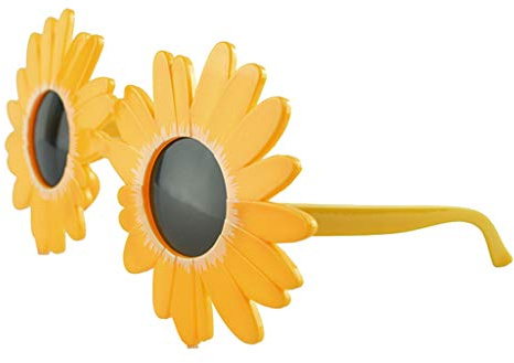 Milageto 3PC Lunette de Soleil Enfant, Bebe, Festival - Style Tournesols Drole