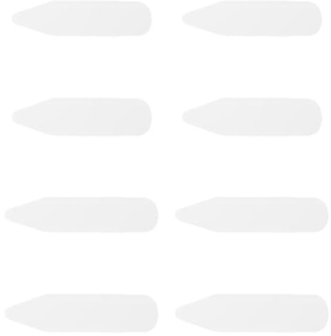 JEYORZY 80 er Set Herrenhemd Kragenstäbchen, Kragenstäbchen für Hemden, in 4 verschiedenen Größen - Perfekte Kragenverstärkung für einen optimalen Sitz des Hemdkragens - Ideal für Väter und Ehemänner