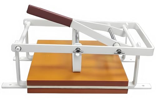 PioMue Prensa Manual de Cama Plana, Prensa de xilografía/Plomo, Prensa de impresión de linóleo de 12 x 12 Pulgadas, Prensa de Palanca Manual, para Tinta de xilografía y Corte de linóleo.