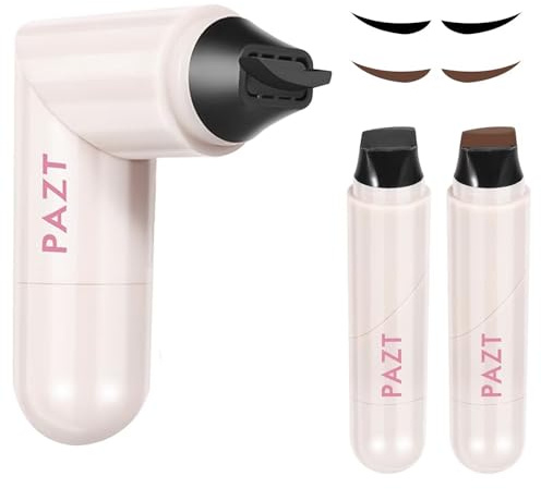 MOLZINY 2 Piezas Sello de delineador de ojos doble cara lápiz Eye Liner Stamp cabeza Eyeliner Waterproof de punta de ala resistente a las manchas para todo tipo de clima para fiestas viajes día